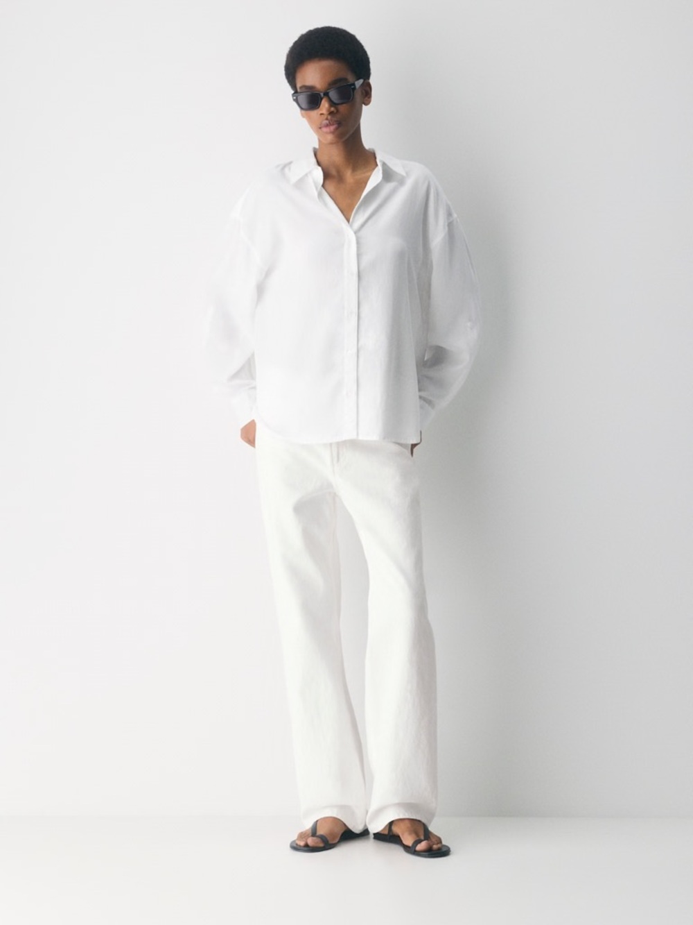 Aritzia Babaton Archive Shirt Lyocell Oversized Women’s size XS